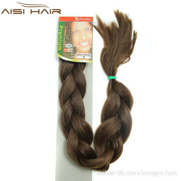Aisi Hair 82 inch 165g Synthetic Expression Jumbo Braid Hair Heat Resistant Fiber Hair Braid Extension For Black Women